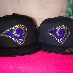 Bling NFL Rams Trucker Hat